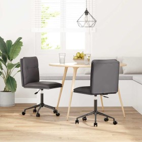Sillas de comedor 2 unidades cuero sintético gris von , Essstühle - Ref: Foro24-3315421, Preis: 120,02 €, Rabatt: %