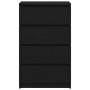 Aparador de roble negro 60x35x98,5 cm madera de ingeniería by , Sideboards - Ref: Foro24-861992, Price: 121,25 €, Discount: %