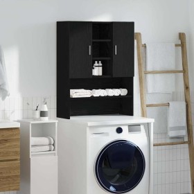 Mueble para lavadora roble negro 70,5x25,5x90 cm von , Zubehör für Waschmaschinen und Trockner - Ref: Foro24-862063, Preis: 7...
