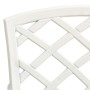 Gartenstühle 2 Einheiten aus weißem Aluminiumguss von vidaXL, Gartenstühle - Ref: Foro24-315574, Preis: 279,52 €, Rabatt: %