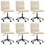 Sillas de comedor 6 unidades cuero sintético color crema by , dining chairs - Ref: Foro24-3315712, Price: 350,66 €, Discount: %