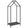 Leñero antracita 40x25x90 cm Acero laminado en frío by , Firewood bags and holders - Ref: Foro24-864297, Price: 41,85 €, Disc...