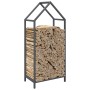 Leñero antracita 40x25x90 cm Acero laminado en frío by , Firewood bags and holders - Ref: Foro24-864297, Price: 41,85 €, Disc...