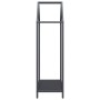 Leñero antracita 40x25x90 cm Acero laminado en frío by , Firewood bags and holders - Ref: Foro24-864297, Price: 41,85 €, Disc...
