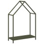 Leñero verde oliva 60x25x90 cm Acero laminado en frío de , Bolsas y soportes de leña - Ref: Foro24-864310, Precio: 41,83 €