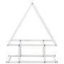 Leñero blanco 50x25x60 cm Acero laminado en frío by , Firewood bags and holders - Ref: Foro24-864312, Price: 30,49 €, Discoun...