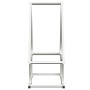 Leñero blanco 50x25x60 cm Acero laminado en frío by , Firewood bags and holders - Ref: Foro24-864312, Price: 30,49 €, Discoun...