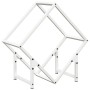 Leñero blanco 50x25x50 cm Acero laminado en frío von , Brennholztaschen und -halter - Ref: Foro24-864276, Preis: 32,00 €, Rab...