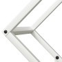 Leñero blanco 50x25x50 cm Acero laminado en frío von , Brennholztaschen und -halter - Ref: Foro24-864276, Preis: 32,00 €, Rab...