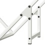 Leñero blanco 50x25x50 cm Acero laminado en frío de , Bolsas y soportes de leña - Ref: Foro24-864276, Precio: 33,23 €