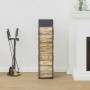 Leñero antracita 25x25x100 cm Acero laminado en frío von , Brennholztaschen und -halter - Ref: Foro24-864269, Preis: 52,56 €,...