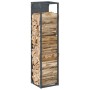 Leñero antracita 25x25x100 cm Acero laminado en frío von , Brennholztaschen und -halter - Ref: Foro24-864269, Preis: 52,56 €,...