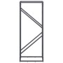 Leñero antracita 40x25x100 cm Acero laminado en frío by , Firewood bags and holders - Ref: Foro24-864333, Price: 40,18 €, Dis...