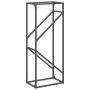 Leñero antracita 40x25x100 cm Acero laminado en frío by , Firewood bags and holders - Ref: Foro24-864333, Price: 40,18 €, Dis...