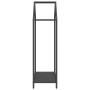 Leñero negro 40x25x90 cm Acero laminado en frío by , Firewood bags and holders - Ref: Foro24-864295, Price: 41,33 €, Discount: %