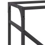 Leñero negro 40x25x100 cm Acero laminado en frío by , Firewood bags and holders - Ref: Foro24-864331, Price: 39,65 €, Discoun...