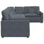 Sofá modular con cojines terciopelo gris oscuro by , Sofas - Ref: Foro24-3321329, Price: 957,09 €, Discount: %