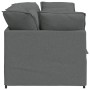 Sofá modular con cojines de tela gris oscuro by , Sofas - Ref: Foro24-3321238, Price: 375,71 €, Discount: %