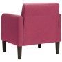 Sillón con reposabrazos Terciopelo Rojo Vino 54 cm von , Sessel - Ref: Foro24-4100582, Preis: 110,44 €, Rabatt: %