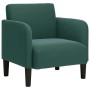 Sillón con reposabrazos Terciopelo Verde Oscuro 54 cm de , Sillones - Ref: Foro24-4100580, Precio: 128,34 €