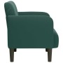 Sillón con reposabrazos Terciopelo Verde Oscuro 54 cm von , Sessel - Ref: Foro24-4100580, Preis: 128,28 €, Rabatt: %