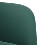 Sillón con reposabrazos Terciopelo Verde Oscuro 54 cm de , Sillones - Ref: Foro24-4100580, Precio: 128,34 €