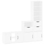 Muebles de TV 4 uds. con almacenaje "ODDA" blanco madera pino von , TV-Möbel - Ref: Foro24-3365373, Preis: 225,05 €, Rabatt: %