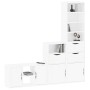 Muebles de TV 4 uds. con almacenaje "ODDA" blanco madera pino von , TV-Möbel - Ref: Foro24-3365373, Preis: 225,05 €, Rabatt: %