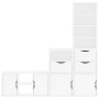 Muebles de TV 4 uds. con almacenaje "ODDA" blanco madera pino von , TV-Möbel - Ref: Foro24-3365373, Preis: 225,05 €, Rabatt: %