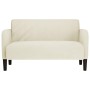 Sofá Loveseat terciopelo crema 109 cm von , Sofas - Ref: Foro24-4100594, Preis: 169,23 €, Rabatt: %