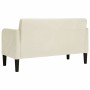 Sofá Loveseat terciopelo crema 109 cm von , Sofas - Ref: Foro24-4100594, Preis: 169,23 €, Rabatt: %