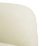 Sofá Loveseat terciopelo crema 109 cm von , Sofas - Ref: Foro24-4100594, Preis: 169,23 €, Rabatt: %