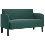 Sofá Loveseat verde oscuro 109 cm terciopelo by , Sofas - Ref: Foro24-4100589, Price: 188,26 €, Discount: %