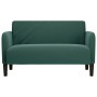 Sofá Loveseat verde oscuro 109 cm terciopelo by , Sofas - Ref: Foro24-4100589, Price: 188,26 €, Discount: %