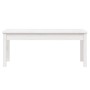 Gartenbank aus massivem weißem Kiefernholz 109x44x45 cm von vidaXL, Gartenbänke - Ref: Foro24-824005, Preis: 71,52 €, Rabatt: %