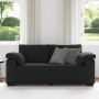 Sofá Loveseat Terciopelo Negro 140 cm by , Sofas - Ref: Foro24-4105272, Price: 294,79 €, Discount: %