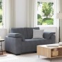 Sofá Loveseat gris oscuro 120 cm terciopelo von , Sofas - Ref: Foro24-4105258, Preis: 244,50 €, Rabatt: %