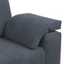 Sofá Loveseat gris oscuro 120 cm terciopelo von , Sofas - Ref: Foro24-4105258, Preis: 244,50 €, Rabatt: %