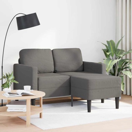 Sofá de 2 plazas con chaise longue en forma L gris claro 125 cm von , Sofas - Ref: Foro24-4107076, Preis: 313,87 €, Rabatt: %