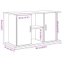 Soporte para acuario de madera de roble negro 101x41x58 cm von , Aquarium unterstützt - Ref: Foro24-862153, Preis: 99,20 €, R...