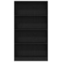 Estantería de 4 niveles de roble negro 80x24x143 cm by , Bookcases and shelves - Ref: Foro24-862002, Price: 82,03 €, Discount: %