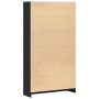 Estantería de 4 niveles de roble negro 80x24x143 cm by , Bookcases and shelves - Ref: Foro24-862002, Price: 82,03 €, Discount: %