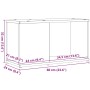 Mueble de TV de madera de roble negro 60x24x32 cm von , TV-Möbel - Ref: Foro24-862077, Preis: 31,19 €, Rabatt: %