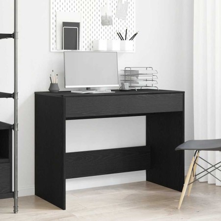 Escritorio roble negro 101x50x76,5 cm madera de ingeniería de , Escritorios - Ref: Foro24-862080, Precio: 94,57 €, Descuento: %