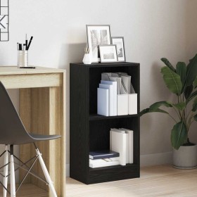 Estantería de madera de roble negro 40x24x76 cm by , Bookcases and shelves - Ref: Foro24-862000, Price: 41,58 €, Discount: %