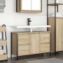 Mueble de lavabo con cajones roble Sonoma 90x34,5x60 cm von , Badezimmerwaschtische - Ref: Foro24-861888, Preis: 97,32 €, Rab...