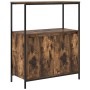 Mueble de baño con estantes roble ahumado 76,5x35x95 cm de , Tocadores de baño - Ref: Foro24-861919, Precio: 76,96 €