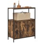 Mueble de baño con estantes roble ahumado 76,5x35x95 cm von , Badezimmerwaschtische - Ref: Foro24-861919, Preis: 77,08 €, Rab...