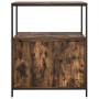 Mueble de baño con estantes roble ahumado 76,5x35x95 cm von , Badezimmerwaschtische - Ref: Foro24-861919, Preis: 77,08 €, Rab...