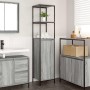 Mueble de baño con estantes gris Sonoma 36x35x165 cm by , bathroom vanities - Ref: Foro24-861910, Price: 74,17 €, Discount: %